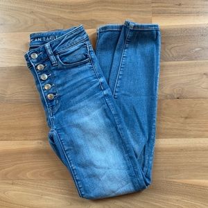 American Eagle High Rise Jegging 00 Short